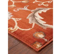 Closeout! Oriental Weavers Casablanca 4471B Red/Multi 3'10" x 5'5" Area Rug