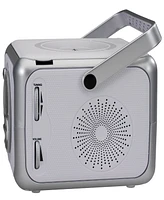 Jensen Cd555 Silver Portable Bluetooth Music System With Cd
