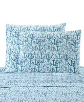 Universal Home Fashions Anchors Twin Sheet Set