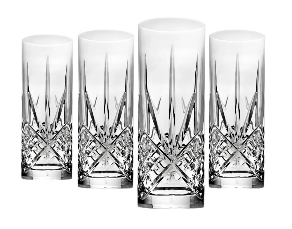 Godinger Dublin Mix Set of 4 Tom Collins Highball Glasses