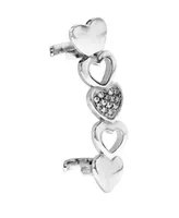 Bodifine Stainless Steel Heart Ear Cuff