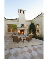 Kas Lucia Westport 2762 Beige 3'3" x 4'11" Indoor/Outdoor Area Rug