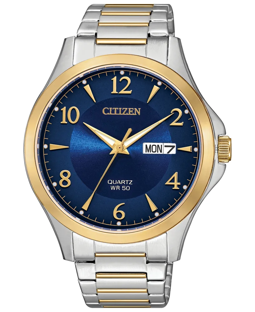 Citizen Men's Quartz Two-Tone Stainless Steel Bracelet Watch 41mm - Two
