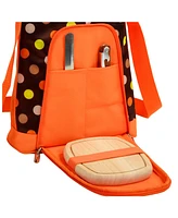 Picnic at Ascot - 2 Bottle Wine Cooler Tote with Cheese Board, Knife, Corkscrew