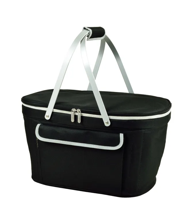 Picnic at Ascot - Deluxe Vienna Travel Coffee Tote for 2 - Black