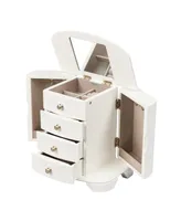 Mele & Co. Kaitlyn Upright Musical Wooden Jewelry Box