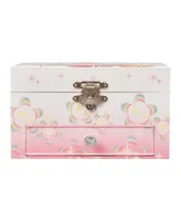 Mele & Co. Ashley Girl's Musical Ballerina Fairy and Flowers Jewelry Box