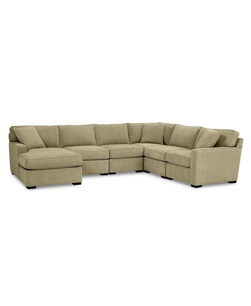 Radley Fabric 6-Pc. Chaise Sectional with Corner, Created for Macy's