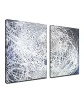 Ready2HangArt 'Jean String' 2 Piece Abstract Canvas Wall Art Set - 30" x 40"