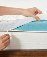 Sleep Philosophy Gel Memory Foam Mattress Toppers With Cooling Cover