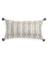 Levtex Santa Fe Embroidered Decorative Pillow, 12" x 24"