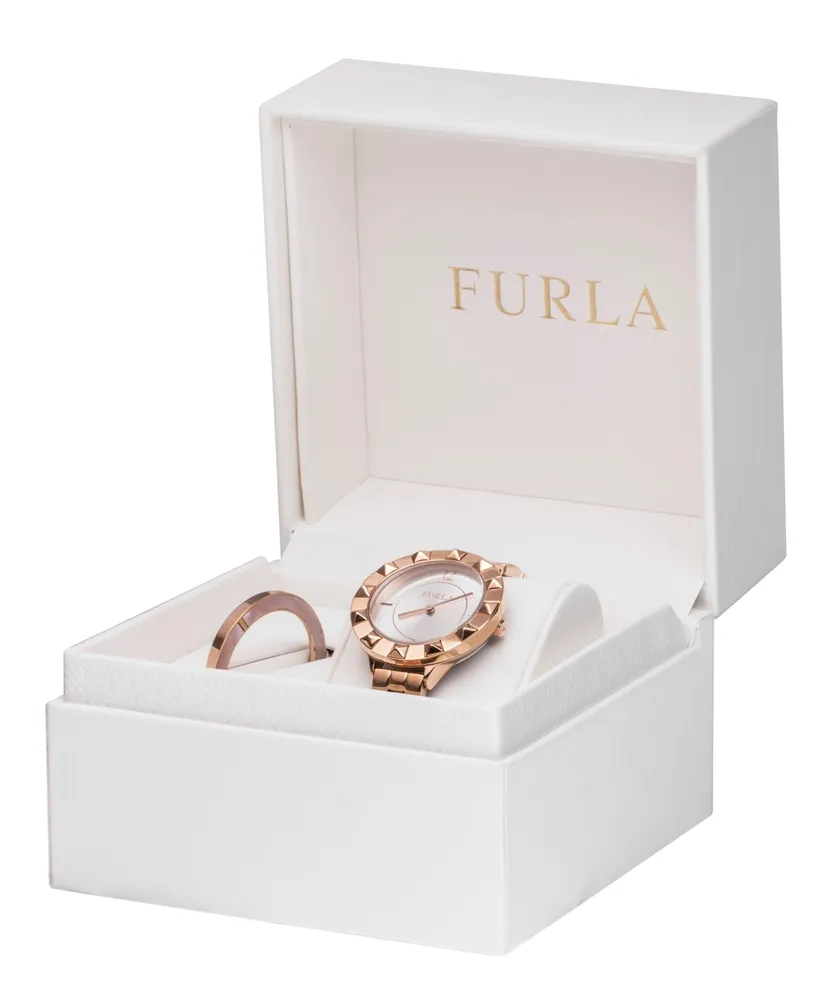 Furla Women's Club Silver Dial Stainless Steel Watch