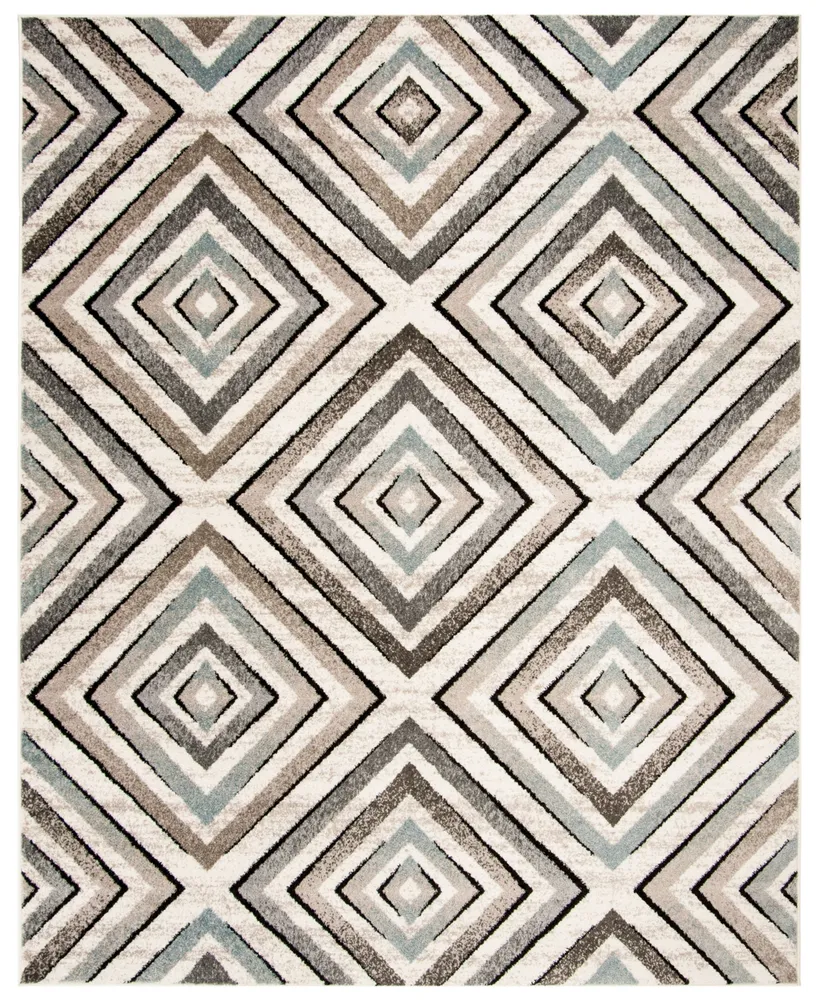 Safavieh Amsterdam Cream and Beige 8' x 10' Outdoor Area Rug