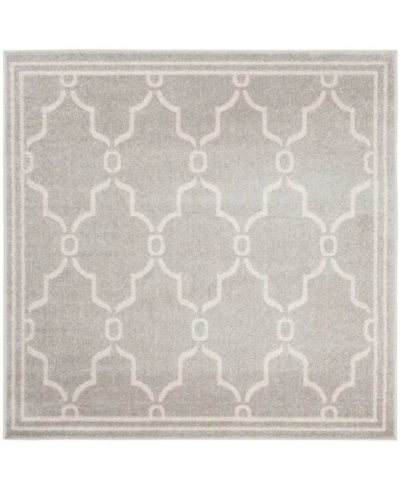 Safavieh Amherst AMT414 Light Gray and Ivory 5' x 5' Square Area Rug