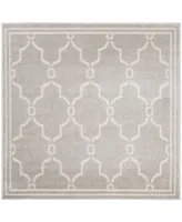 Safavieh Amherst AMT414 Light Gray and Ivory 5' x 5' Square Area Rug