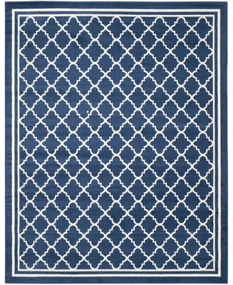 Safavieh Amherst AMT422 Navy and Beige 8' x 10' Area Rug