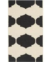 Safavieh Courtyard CY6162 Beige and Black 2' x 3'7" Sisal Weave Outdoor Area Rug