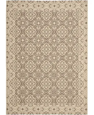 Safavieh Courtyard CY6550 and Creme 5'3" x 7'7" Outdoor Area Rug