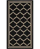 Safavieh Courtyard CY6889 Black and Creme 2' x 3'7" Sisal Weave Outdoor Area Rug