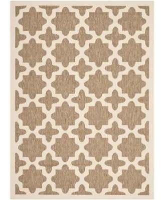 Safavieh Courtyard CY6913 and Bone 5'3" x 7'7" Sisal Weave Outdoor Area Rug