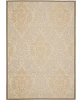 Safavieh Courtyard CY7133 Beige and Dark Beige 5'3" x 7'7" Outdoor Area Rug