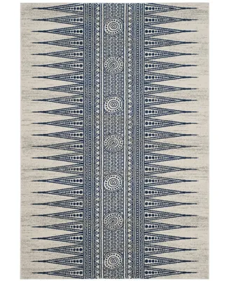 Safavieh Evoke EVK226 Ivory and Blue 5'1" x 7'6" Area Rug