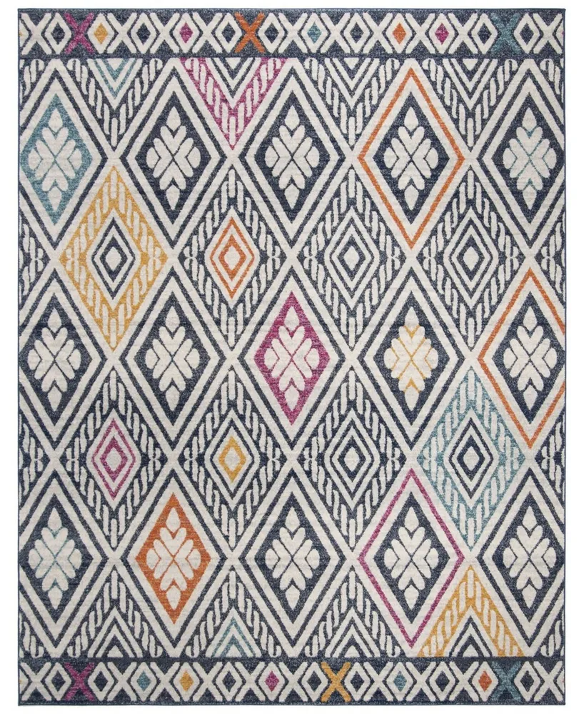 Safavieh Evoke EVK286 Navy and Ivory 8' x 10' Area Rug