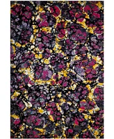 Safavieh Fiesta FSG370 Lavender and Multi 5'1" x 7'6" Area Rug