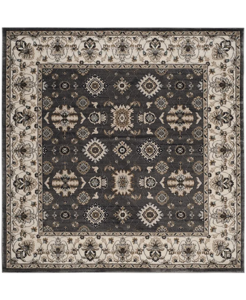 Safavieh Lyndhurst LNH332 Gray and Cream 7' x 7' Square Area Rug