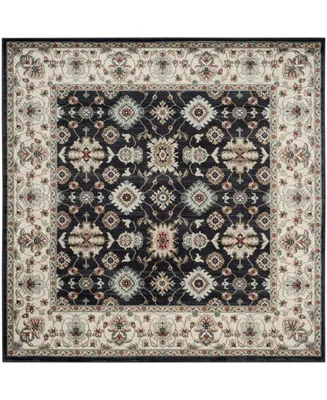 Safavieh Lyndhurst LNH332 Navy and Creme 7' x 7' Square Area Rug