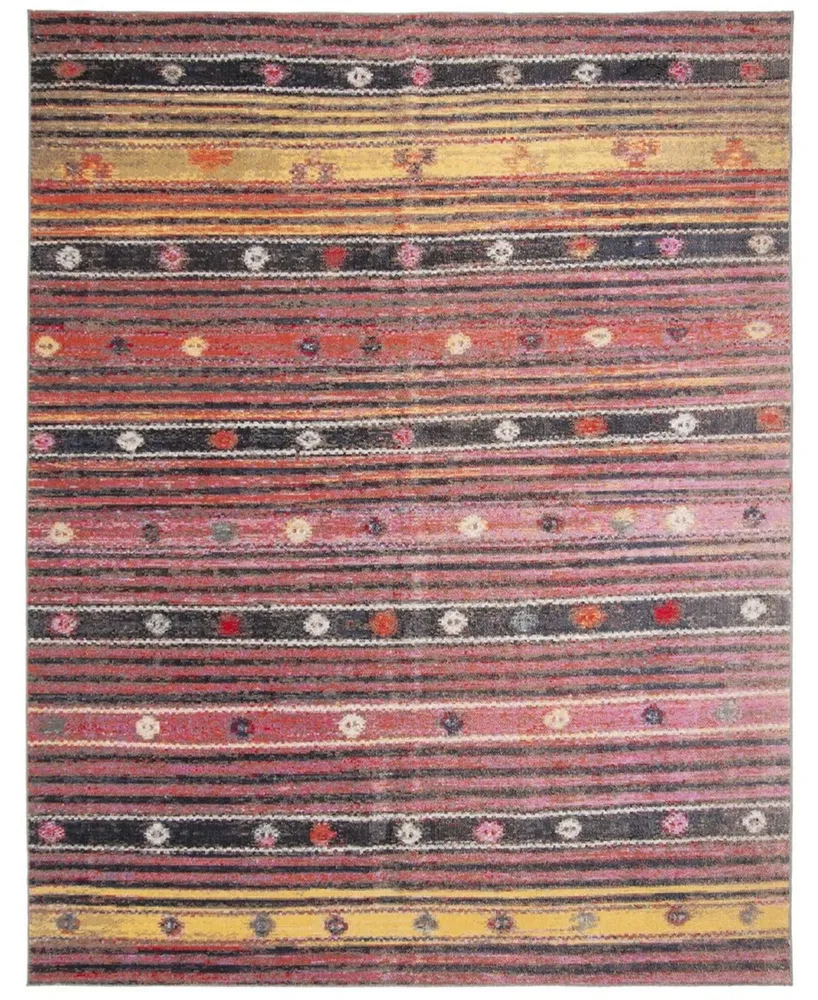 Safavieh Montage MTG217 Rust and Multi 8' x 10' Outdoor Area Rug