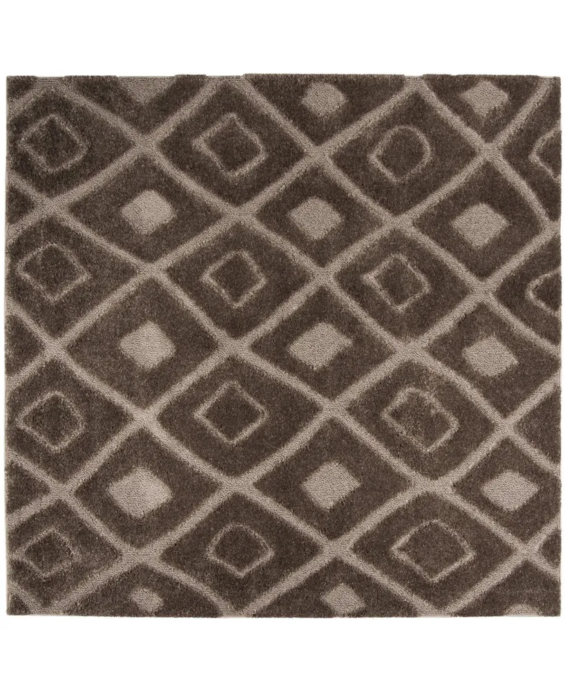 Safavieh Olympia OSG319 Mushroom 6'7" x 6'7" Square Area Rug