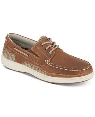 Dockers Men's Beacon Leather Casual Boat Shoe with NeverWet