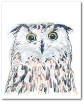 Courtside Market Gg Funky Owl Portrait Ii Gallery-Wrapped Canvas Wall Art - 18" x 24"