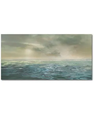 Courtside Market Seascape Gallery-Wrapped Canvas Wall Art - 12" x 24"