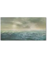 Courtside Market Seascape Gallery-Wrapped Canvas Wall Art - 12" x 24"