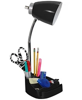 Limelight's Gooseneck Organizer Desk Lamp with iPad Tablet Stand Book Holder and Usb port