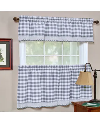 Achim Buffalo Check Window Valance, 58" x 14"