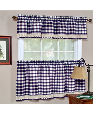 Achim Buffalo Check Window Valance, 58" x 14"
