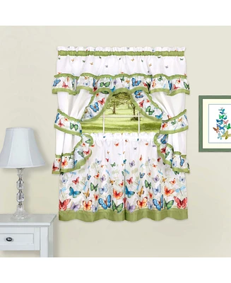 Achim Butterflies Printed Window Set, 57" x 36"