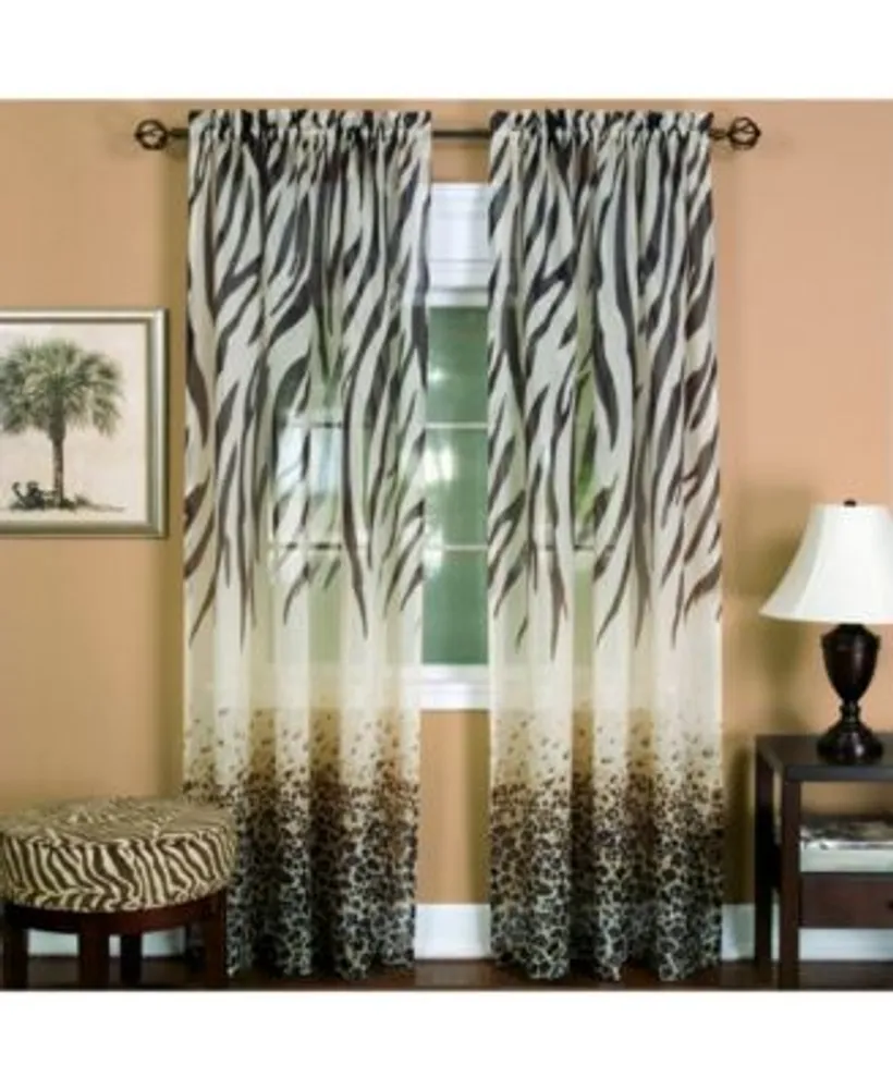 Achim Kenya Window Curtain Panels