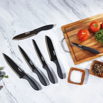 Cuisinart Advantage 12-Pc. Metallic Black Cutlery Set