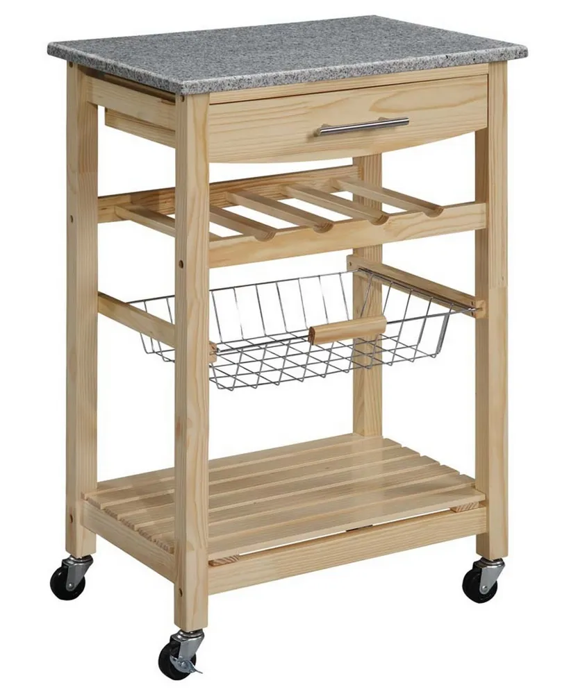Kitchen Island with Granite Top
