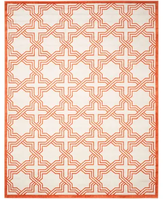 Safavieh Amherst AMT413 Ivory and Orange 9' x 12' Area Rug