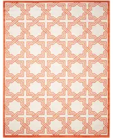 Safavieh Amherst AMT413 Ivory and Orange 9' x 12' Area Rug