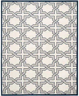 Safavieh Amherst AMT413 Ivory and Navy 9' x 12' Area Rug