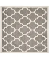 Safavieh Amherst AMT420 Dark Gray and Beige 9' x 9' Square Area Rug