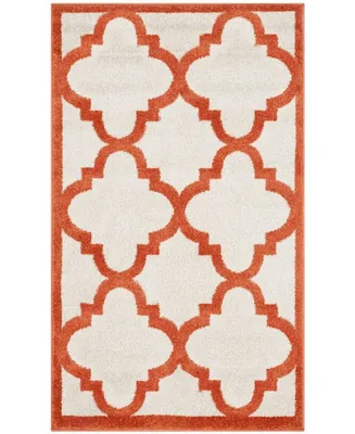 Safavieh Amherst AMT423 Beige and Orange 3' x 5' Area Rug