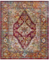 Safavieh Crystal CRS507 Light Blue and Fuchsia 9' x 12' Area Rug