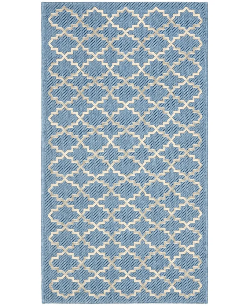 Safavieh Courtyard CY6919 and Beige 2'7" x 5' Sisal Weave Outdoor Area Rug